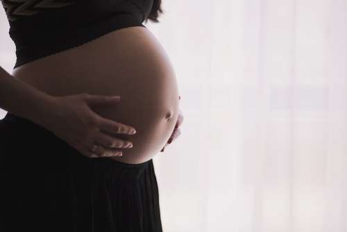 Pregnant Mother Body Pregnant Woman Pregnancy