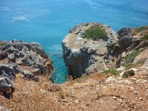 Preveli Crete Greece Mediterranean Costa
