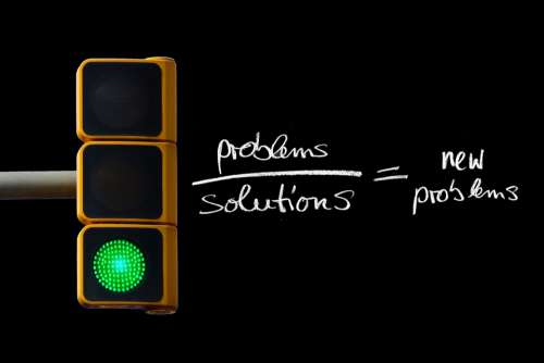 Problem Solution Equation Font Traffic Lights