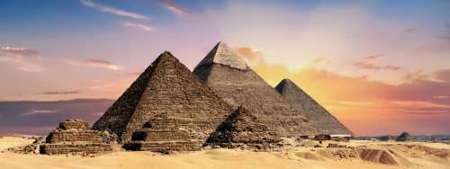 Pyramids Egypt Egyptian Ancient Desert Giza