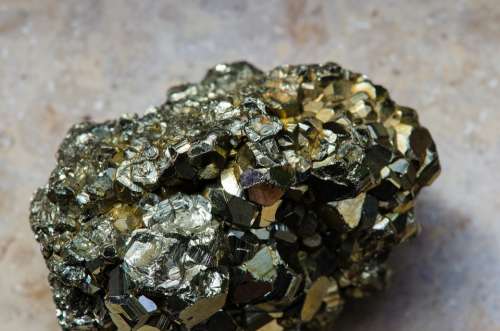 Pyrite Gem Mining Minerals Collection Stones