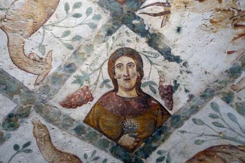 Qusayr Amera Jordan Fresco 8Th Century