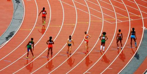 Race Track And Field Running Sport Sprint Olympics