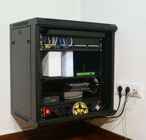Rack Cabinet Computing Router Hard Drive