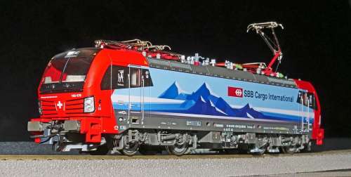 Railway Model Train Electric Locomotive Modern