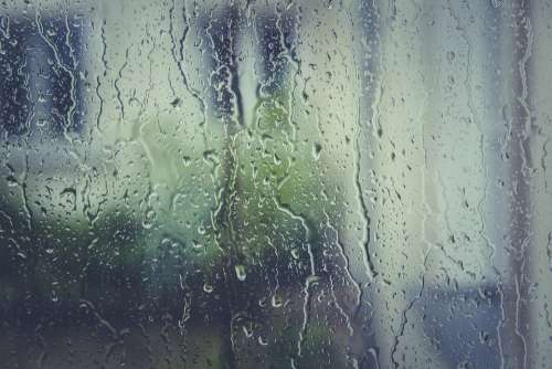 Rain Stoppers Water Window Pane Drip Drop Of Water