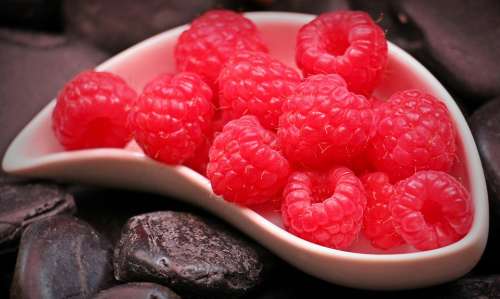 Raspberries Fruits Fruit Red Sweet Berry
