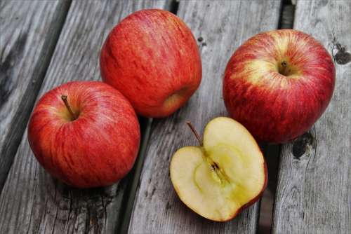 Red Apples Food Vitamins Fruit Apple Fresh
