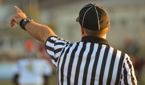 Referee Sports Fair Person Man Male Cap Shirt