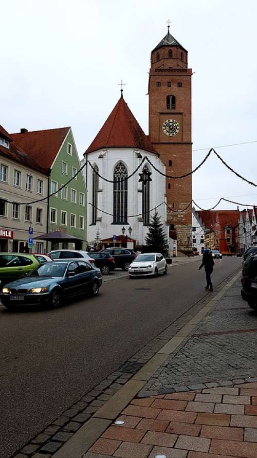 Road Church Donauwörth Auto