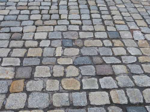 Road Ground Paving Stones Away Texture Stone