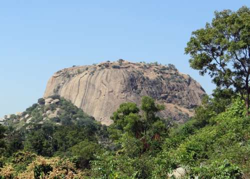 Rock Formation Hillock Granite Erosion Boulders