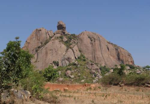 Rock Formation Hillock Granite Erosion Boulders