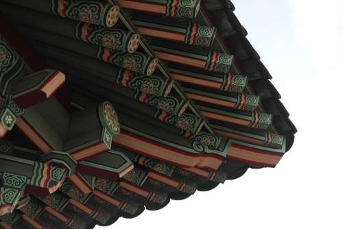 Roof Mono Traditional Hanok Korean Traditional