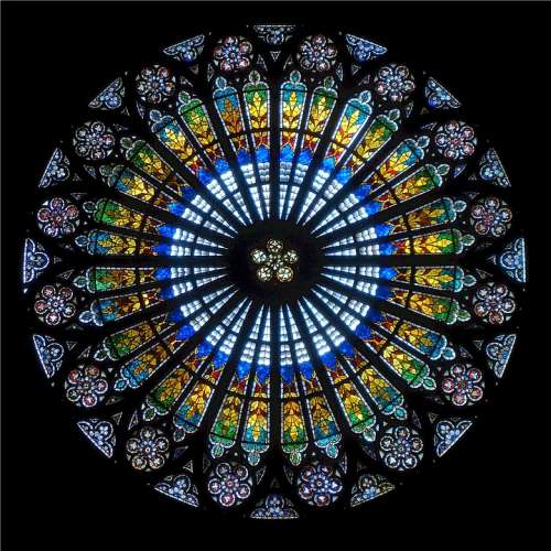 Rose Window Strasbourg Cathedral Strasbourg France