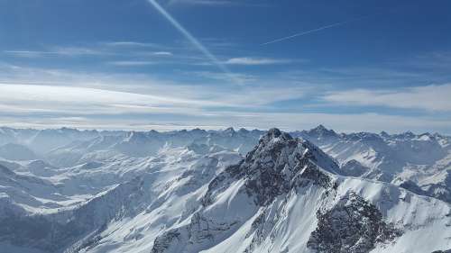 Rough Horn Alpine Tannheimer Mountains Mountain