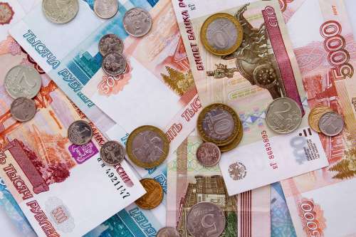 Ruble Money Russia Coins Currency Bills Coin