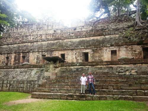 Ruins Maya Pyramid Museum Honduras Archaeology