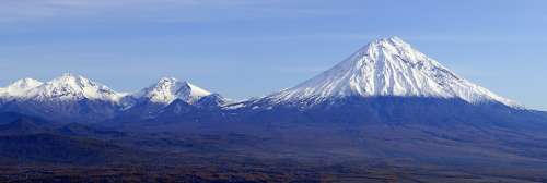 Russia Kamchatka Volcano Mountion Nature Siberia