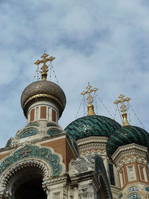 Russian Orthodox Nice Russian Church Cross Dome