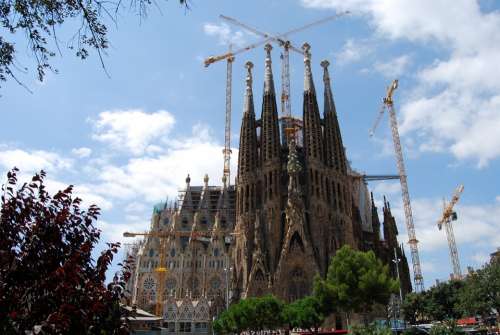 Sagrada Família Cathedral Barcelona Architecture