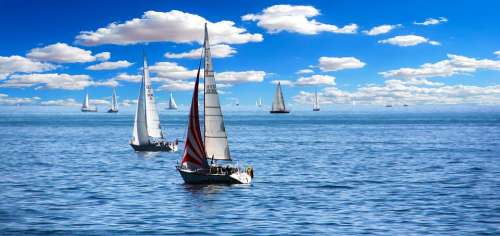 Sailing Boat Sail Vacations Holidays Summer Holiday