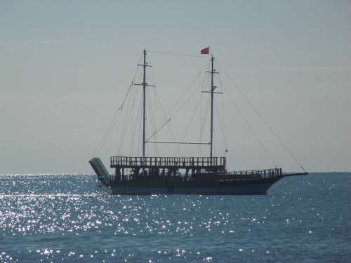Sailing Vessel Mediterranean Ship Turkey Vacations