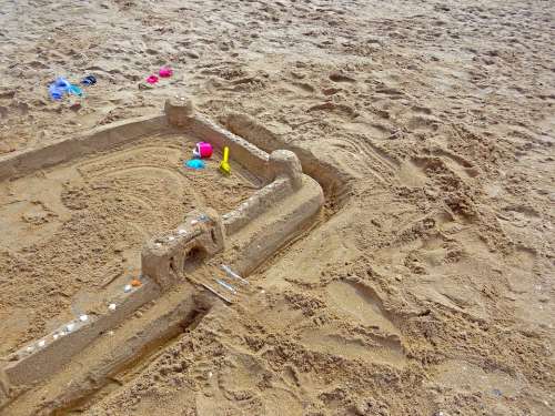 Sand Beach Sandburg Sand Toys Beach Blade Rake