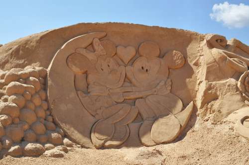 Sand Sculpture Sand Sculpture Art Statue Portugal