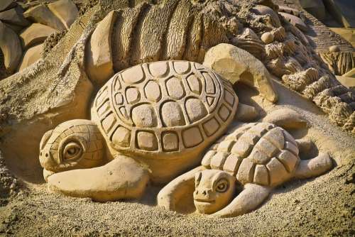 Sandburg Art Sand Sculpture Sculpture Sand Statue