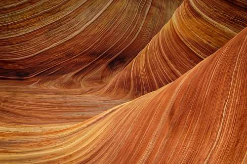 Sandstone The Wave Rock Nature Landscape Pattern
