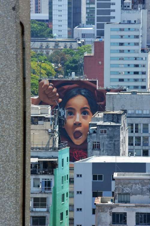 Saopaulo Brazil Graffiti Urban Creativity City