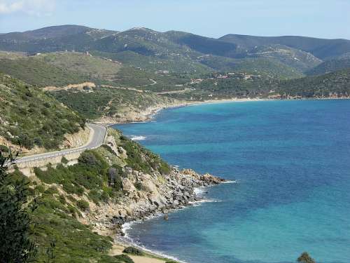 Sardinia Italy Water Summer Costa Sun Sunrise