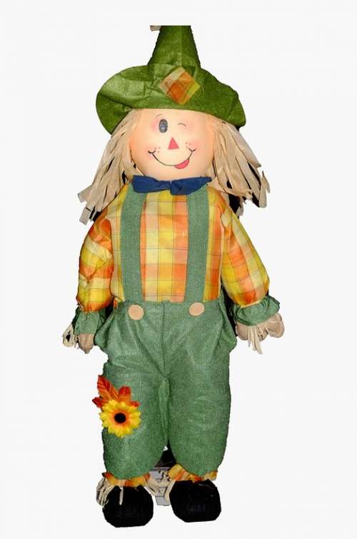Scarecrow Doll Harvest Boy Autumn Decor