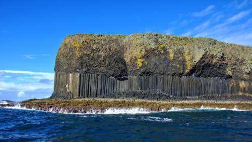 Scotland Sea Basalt Coast Rock Nature Stones