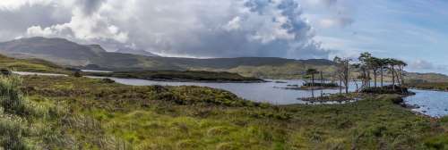 Scotland Hole Scottish Landscape Water Highlands