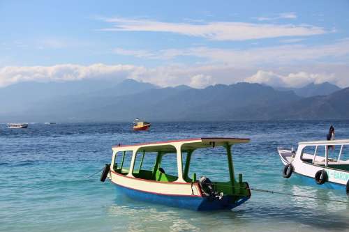 Sea Boat Indonesia Lake Fisherman Ocean