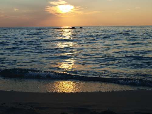 Sea Summer Beach Holiday Sunset Sunrise Water