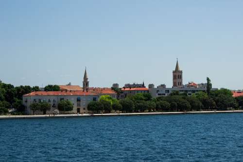 Sea Zadar City Travel Water Architecture Building