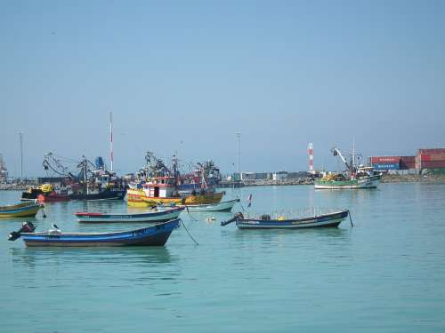 Sea Ocean Boats Fishing Boat