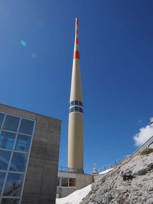 Send System Transmission Tower Säntis Mountain