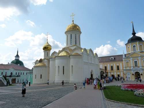 Sergiev Posad Russia Sagorsk Golden Ring Monastery