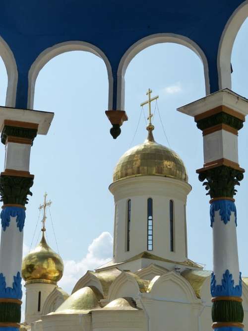 Sergiev Posad Russia Sagorsk Golden Ring Monastery