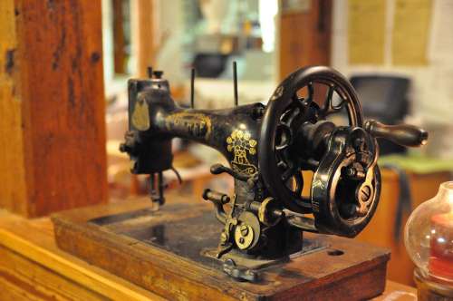 Sewing Machine Oldtimer Rarity Historically