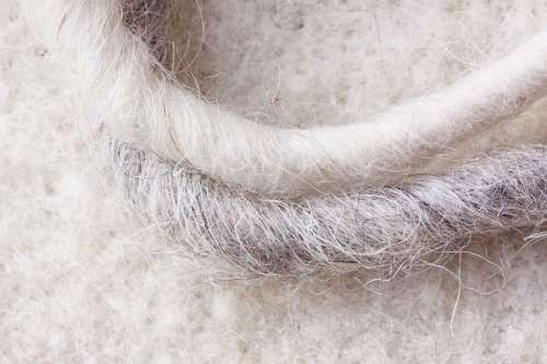Sheep'S Wool Sheep Wool-Felt Natural Fiber