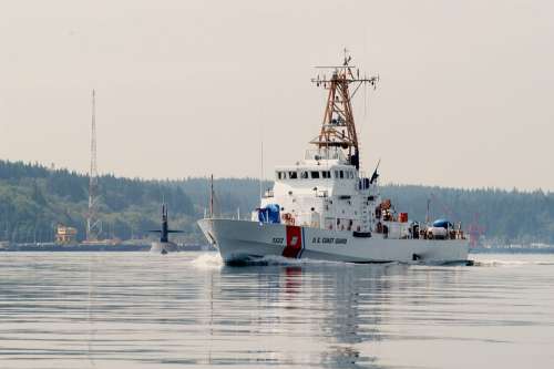 Ship Cutter Us Coast Guard Escort Submarine