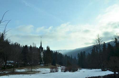 Sinaia Peles Castle Romania Mountains Royal Old