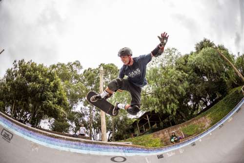 Skateboard Skater Smile