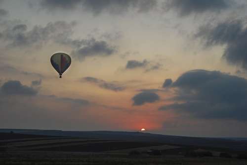 Sky Dark Balloon