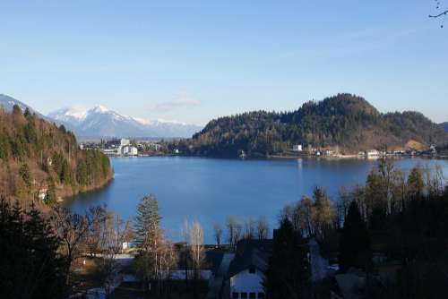 Slovenia Bled Lake Water Nature Tourism